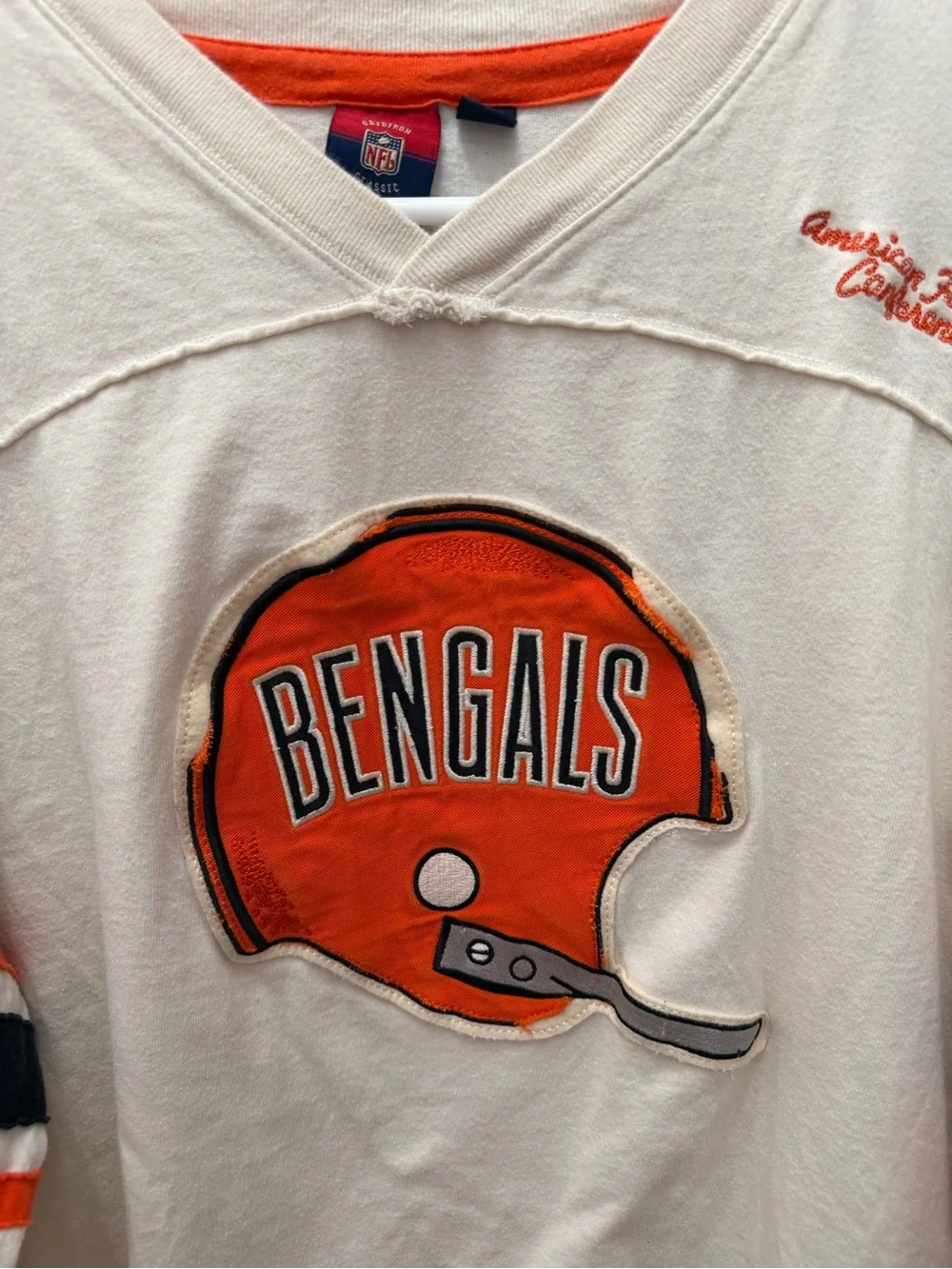Cincinnati Bengals Embroidered Long Sleeve Tee